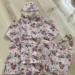 daddyohdaddy　レインコートバッグ付き M(110-120)