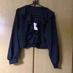 【お値下げ】earth music＆ecology　ブラウス　黒　未使用品