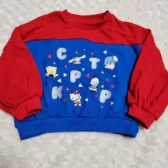 サンリオキャラクタートレーナー 赤と青　1'0cm