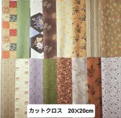 ☆カットクロス 20✕20cm 斉藤謠子さん D'sセレクション ルシアン等