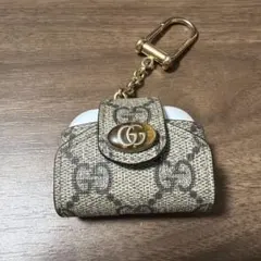 GUCCI グッチ ハート コインケース 財布 GGキャンバス ベージュ 箱付き