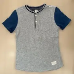 150 GAP 杢×ブルーTシャツ