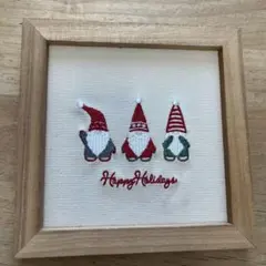 サリュ　刺繍パネル