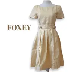 フォクシーリネンワンピース、サイズ38、S。FOXEY