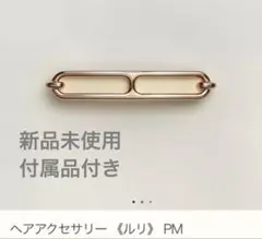 新品未使用 エルメス ルリ PM バレッタ ヘアアクセサリー ヘアピン 