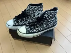 コンバース オールスター　ハイカット　未使用品（注）　23.5cm レパード柄