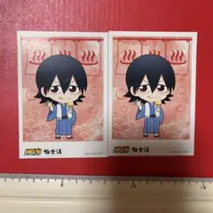 2枚セット 弱虫ペダル 極楽湯 ブロマイド　新開悠人