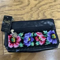 ✨FEILER 花柄刺繍ポーチ✨