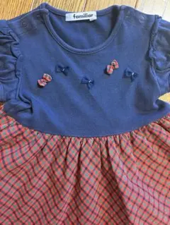 familiar 半袖ワンピース 90