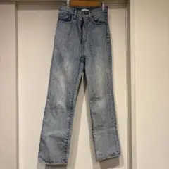 CLANE ライトブルーストレートデニム