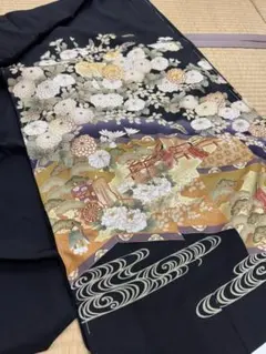 留袖　新品　未使用　在庫処分　着物　結婚式　黒留袖　レディース　未仕立て