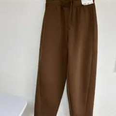ユニクロ UNIQLO ドライスウェットカーブパンツ Lサイズ ブラウン