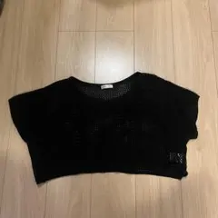apres jour mignon ニットベスト ブラックのサムネイル