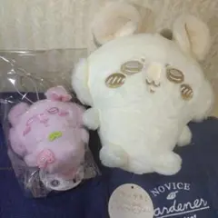 ちいかわ モモンガ ぬいぱれっと ミルクいろ&さくらいろ ぬいぐるみ