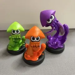 スプラトゥーン　amiibo イカ　3体セット