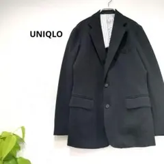 美品★オールドユニクロ　テーラードジャケット　S コットン　背抜き　ブラック