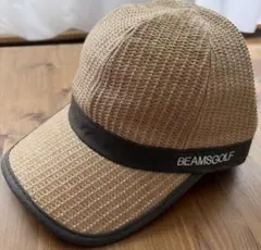 BEAMS GOLF レディース麦わら帽子 キャップのサムネイル