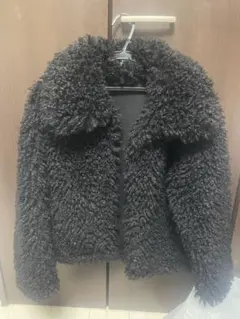 EMODA ボアジャケット 黒 ショート丈 Y2K ギャル 韓国系