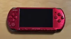 PSP3000 本体 レッド　ジャンク