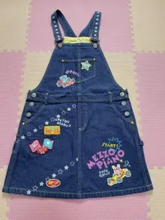 メゾピアノ 140 デニムジャンスカ