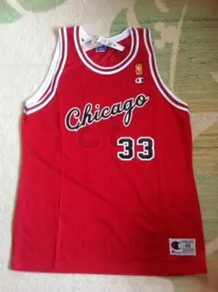 スコッティ・ピッペン「NBA50周年モデル・ゴールドパッチ」ブルズユニフォーム