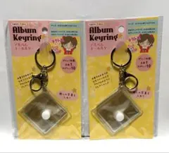 アルバム　キーホルダー　シール帳　ミニサイズ　クリア　大人気　匿名配送