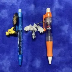任天堂ピカチューマスコット付きボールペン　油性黒インク　未使用のサムネイル