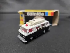 トミカ黒箱56トヨタハイエースコミューターキャンピングカー(日本製