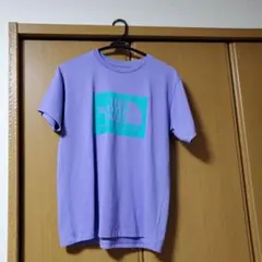最終価格お値下げ❌➡️ノースフェイス×パープル×ビッグロゴ×Lのサムネイル
