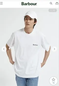 新品ダク付き　Barbour Tシャツ