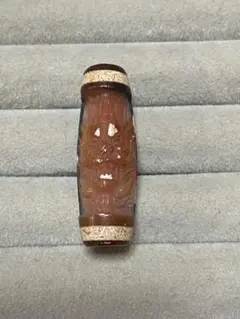 大人天珠　龍神彫り　朱砂供