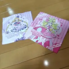 キュアフレンディ　キュアアイドル　ハンカチ2枚セット　プリキュア