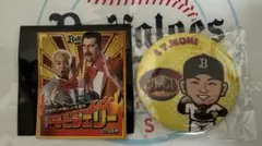 オリックス・バファローズ　森友哉　缶バッジ　ステッカー