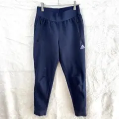 adidas アディダス　ジョガーパンツ　ジャージ　ズボン　裏起毛　紺　M