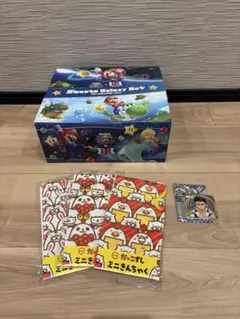スーパーマリオギャラクシー箱（サーティーワン）他ミニきんちゃく＆鬼滅キーホルダー