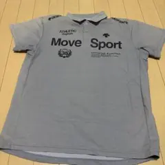 DESCENTE Move Sport ポロシャツ グレー