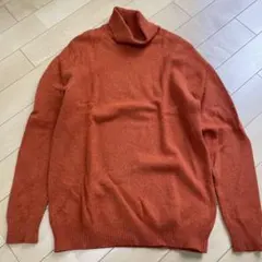 UNIQLO オレンジ ニットセーター XL