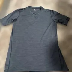 Champion Vネック Tシャツ グレー