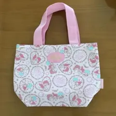 マイメロディ リトルツインスターズ 40周年デザイン　トートバッグ