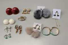 イヤリング11点セット 多様なデザイン