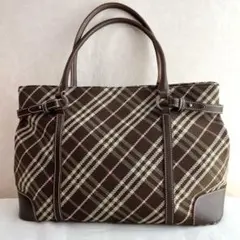 BURBERRY バーバリーブルーレーベル　　 トートバッグ ノバチェック