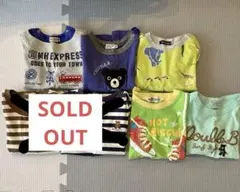 ミキハウス他 キッズTシャツ5着セット 100・90センチ