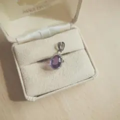 Vintage　SILVER　アメジストのペンダントトップ