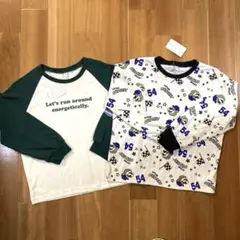 キッズ　長袖　Tシャツ　薄手　2枚セット　130㎝