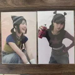 【LESSERAFIM CAFE限定】 チェウォン+ウンチェ ポストカード