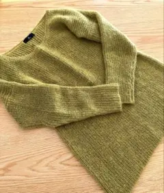 INED モヘヤセーター M 古着