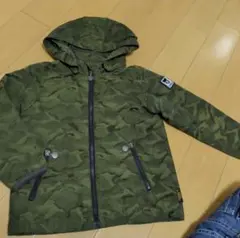 ミキハウス　ダブルB　迷彩柄フード付きジャケット110cm