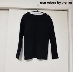 marvelous by pierrot ブラック　Mサイズ　ニット　秋冬春のサムネイル