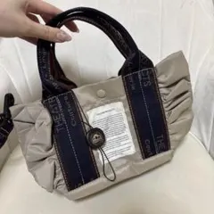 シアタープロダクツ　テムズ　ナイロン　フリル　トートバッグ S