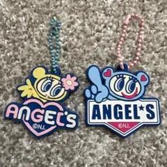 エンジェルブルー ラバーキーホルダー 2点セット